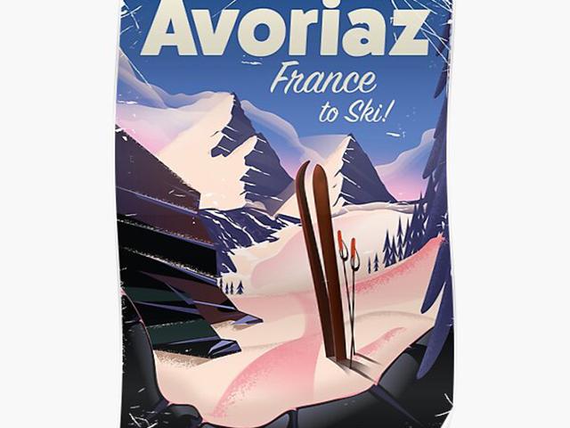 Avoriaz Vintage Ad